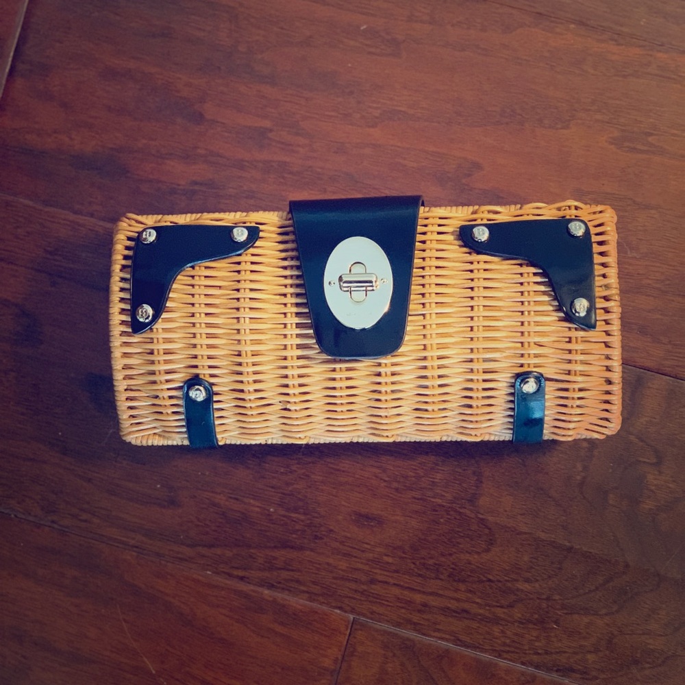 Kate Spade Wicker Clutch